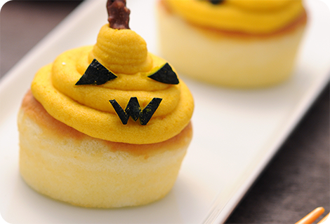 ハロウィンかぼちゃケーキ