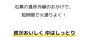 皮がおいしく 中はしっとり
