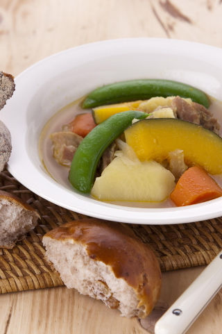 チキンとごろごろ野菜のスープカレー