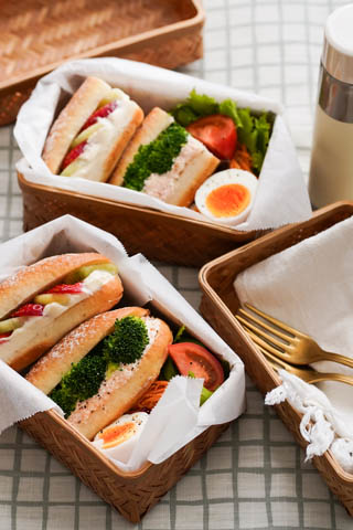 お花見カスクートサンド弁当