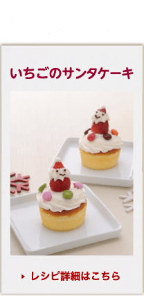 いちごのサンタケーキ